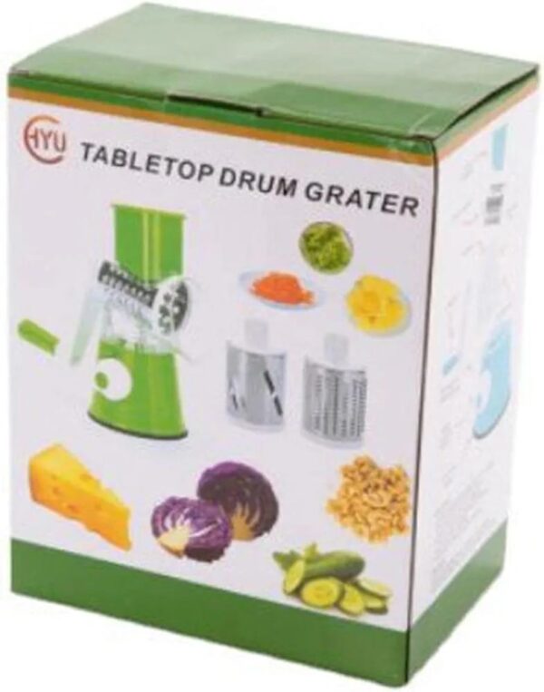 Manual Vegetable Cutter Slicer Round ,Grater,3 in1 Slicer - Image 5