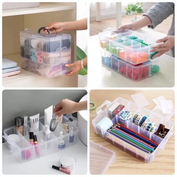 30 Grid Removable Adjustable Jewelry  Cosmetics