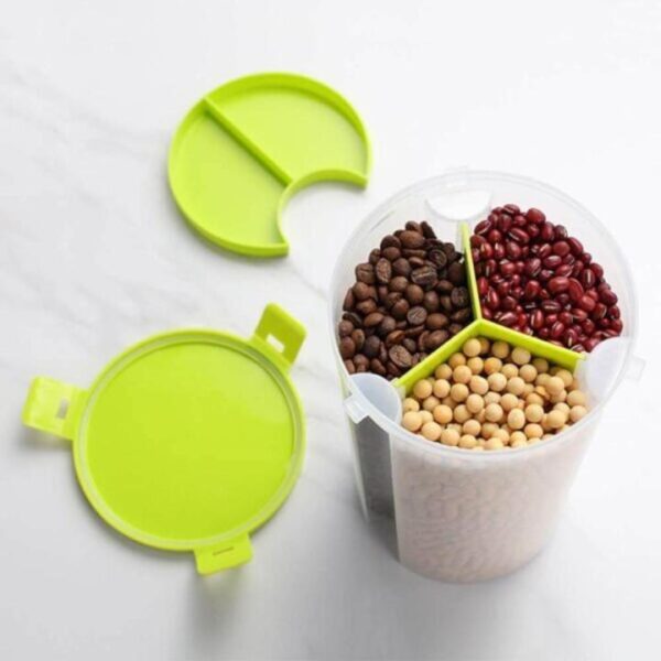 3 In 1 Marshal Portion storage jar – Multipurpose kitchen jar - Image 2