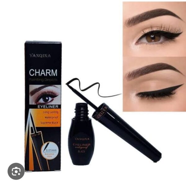 Yanqina 36h waterproof black color eyeliner Premium Quality