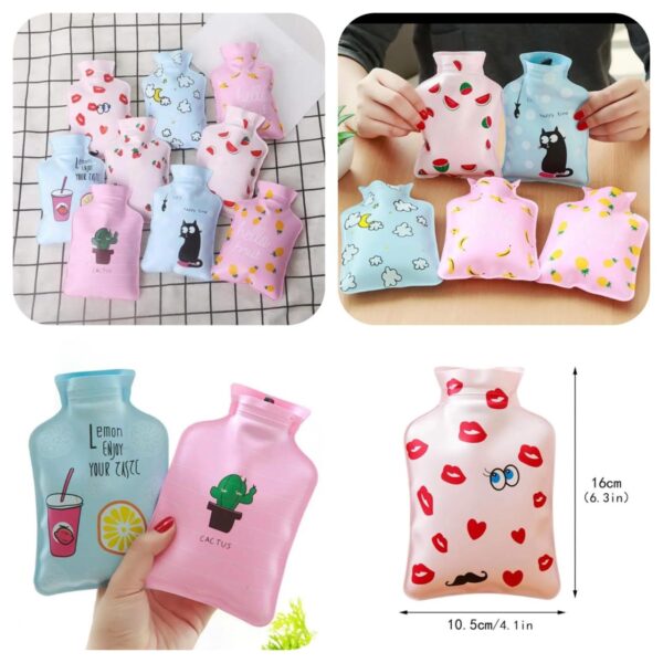 Mini Hot Water Bottle, Light and Handy Hot Water Bag Hand Warmer 100 ML