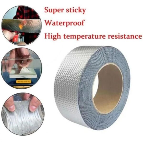 Super Strong Waterproof Butyl Tape Super Sticky Aluminum Foil Butyl - Image 2