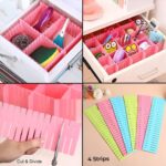 Adjustable Interlocking Drawer Clapboard Divider/Grid Closet Sorting